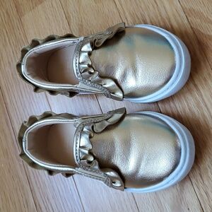 Gold Janie and Jack Shoes